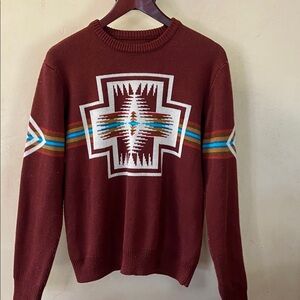 Sz unknown (M?) Women’s Crewneck Southwestern Pattern Sweater